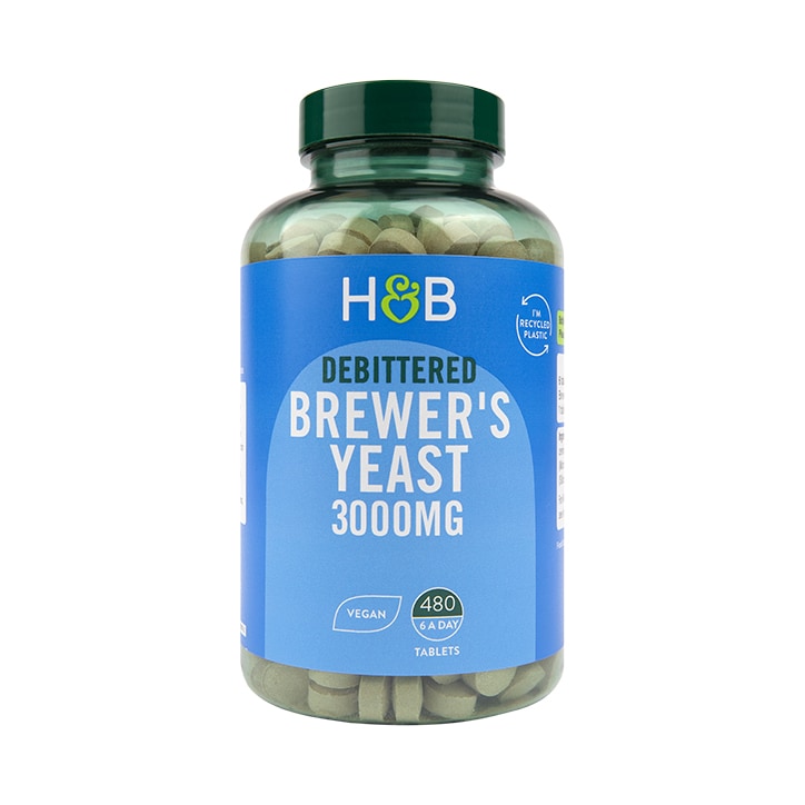 Holland & Barrett Debittered Brewer's Yeast 3000mg 480 Tablets-1