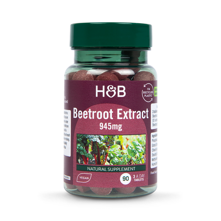 Holland & Barrett Beetroot Extract 90 Tablets image 1