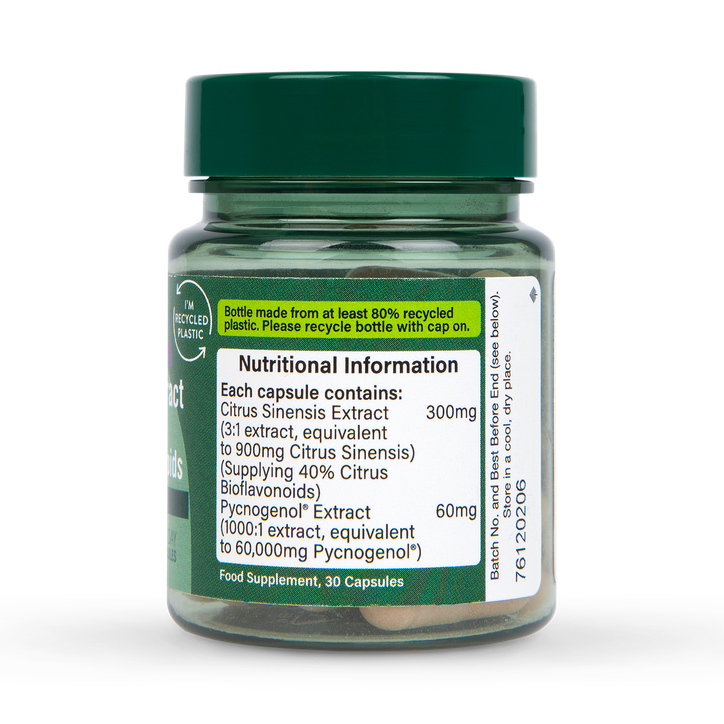 Holland & Barrett Pycnogenol 60mg 30 Capsules image 3