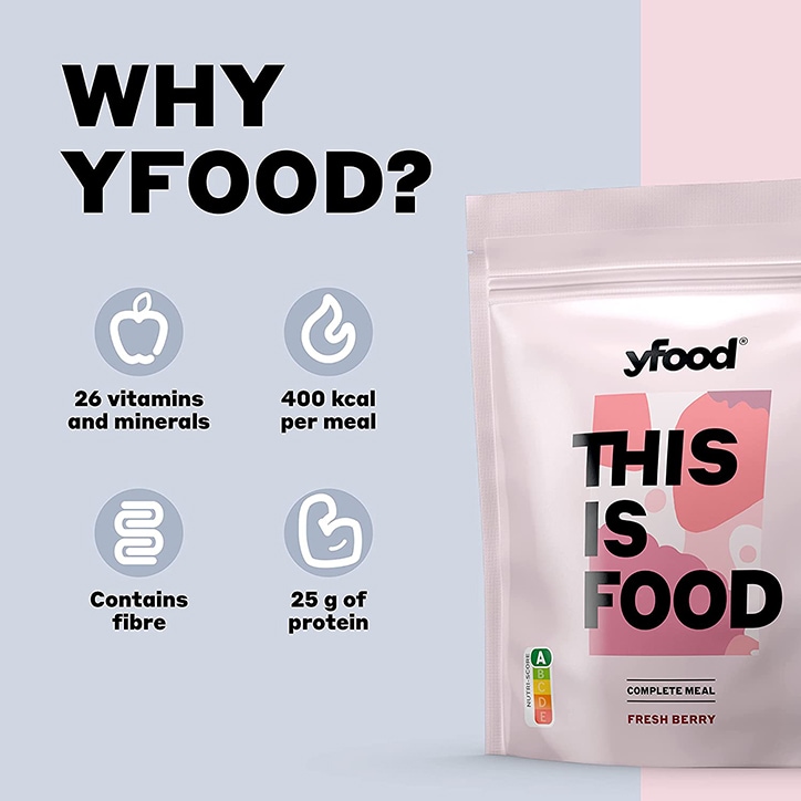 yfood Fresh Berry Powder 1500g image 3