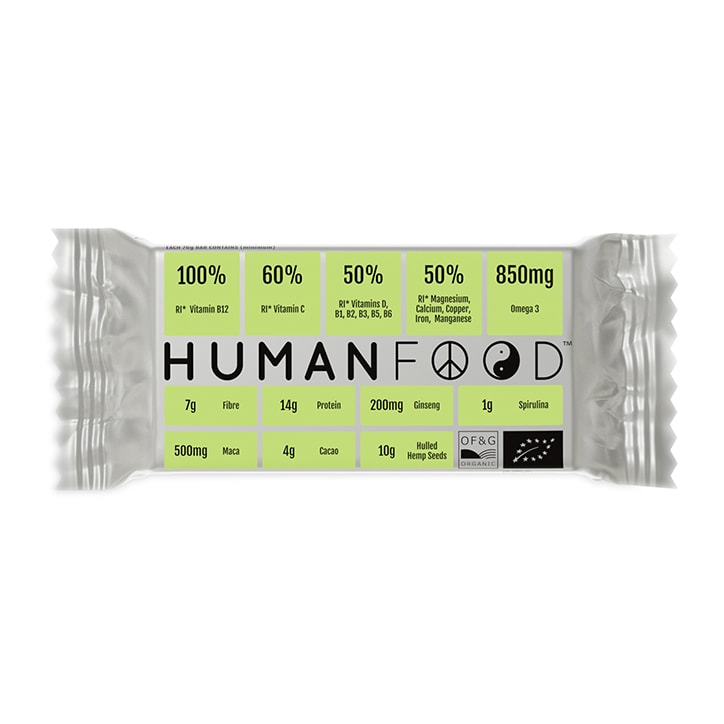 Human Food Spirulina Bar 76g