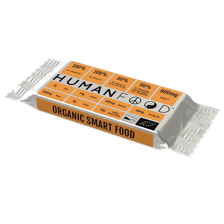 Human Food Orange & Acerola Bar 76g image 3