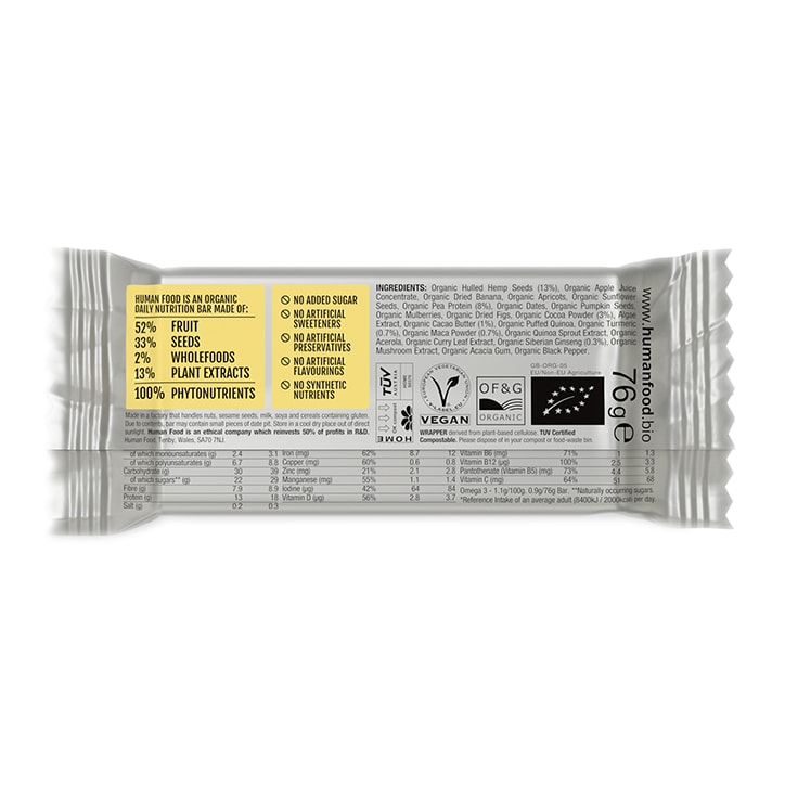 Human Food Turmeric Bar 76g image 2