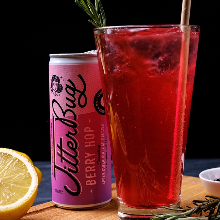 Jitterbug Berry Hop Sparkling Apple Cider Vinegar with 'The Mother' Drink 250ml image 4