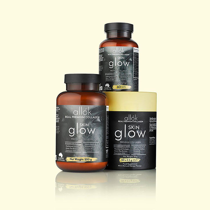 Allók Skin Glow Premium Collagen Powder 200g image 4