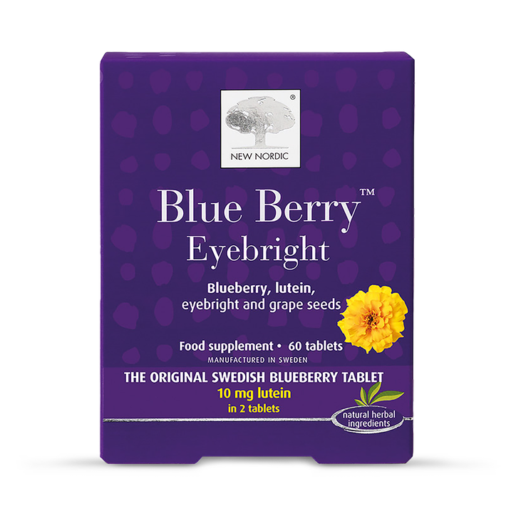 New Nordic Blue Berry Eyebright 60 Tablets image 1