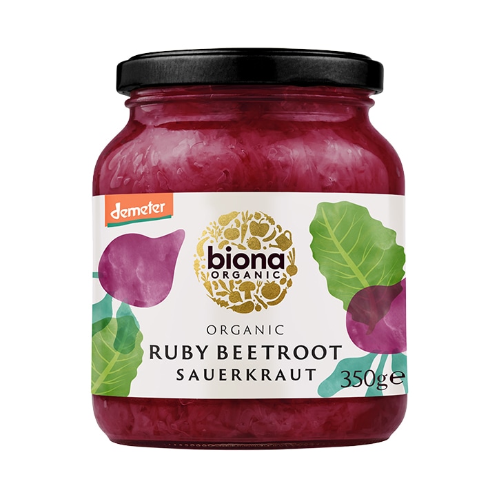 Biona Sauerkraut Ruby Red Organic/Demeter 350g