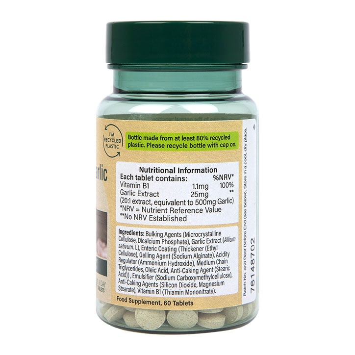 Holland & Barrett Enteric Coated Odourless Garlic 500mg 60 Tablets-2