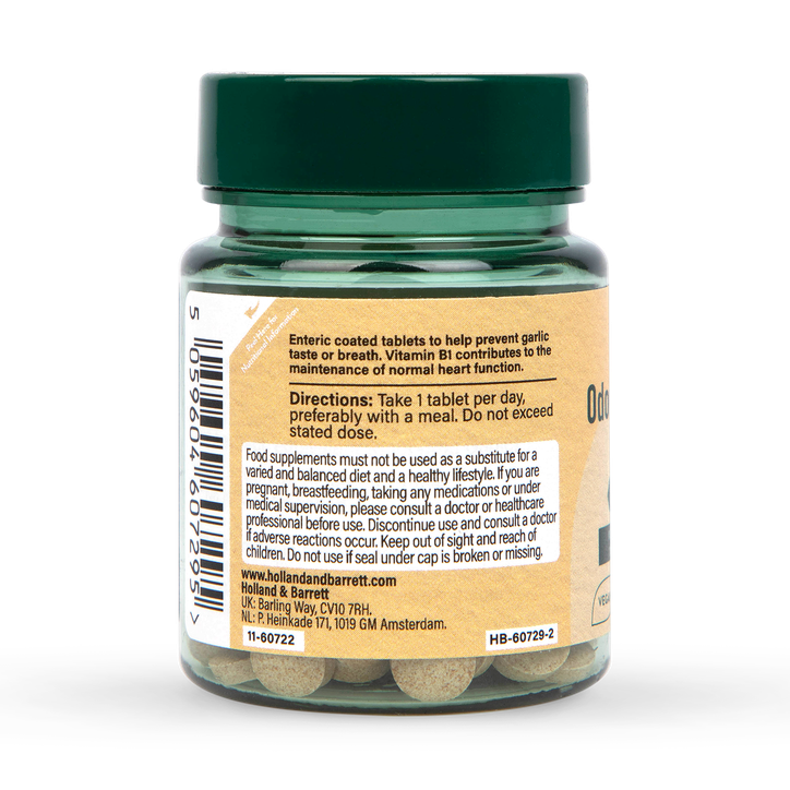 Holland & Barrett Enteric Coated Odourless Garlic 1000mg 60 Tablets image 3