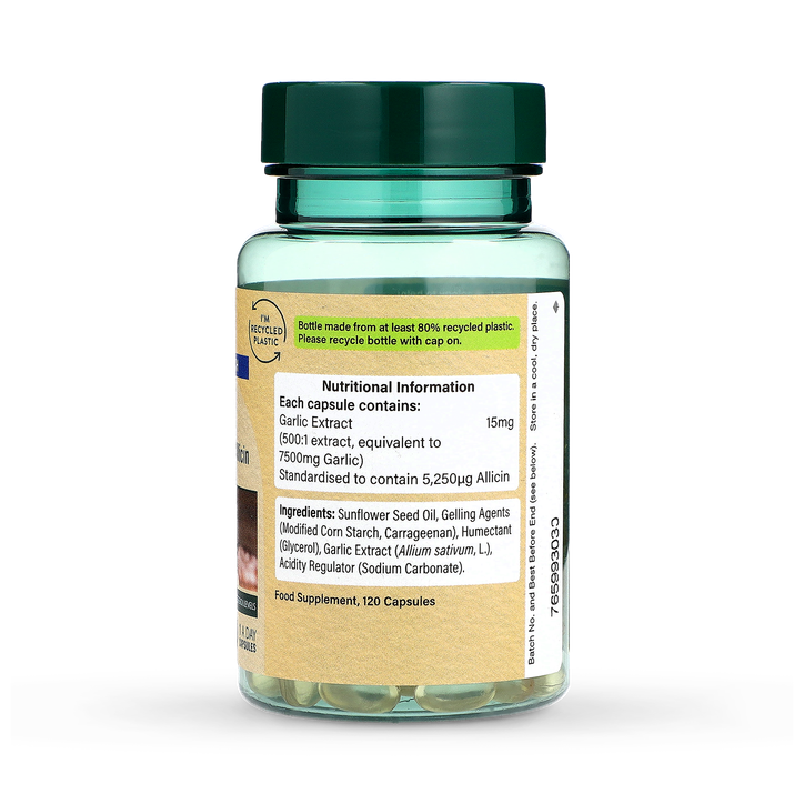 Holland & Barrett Super Strength Garlic 7500mg 120 Capsules image 2