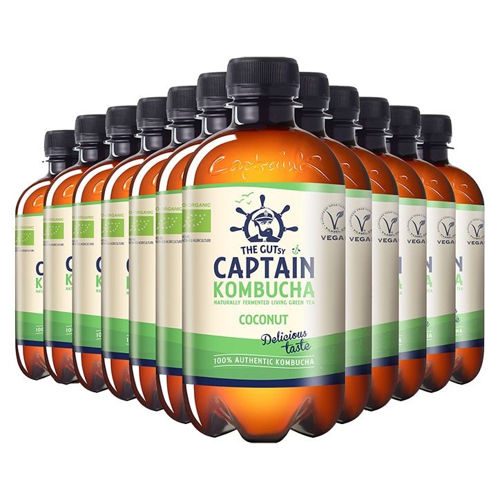 The GUTsy Captain Kombucha Coconut Bio-Organic 12 x 400ml
