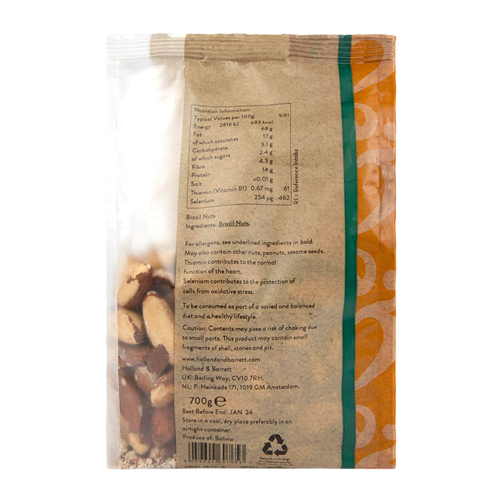 Holland & Barrett Whole Brazil Nuts 700g image 2