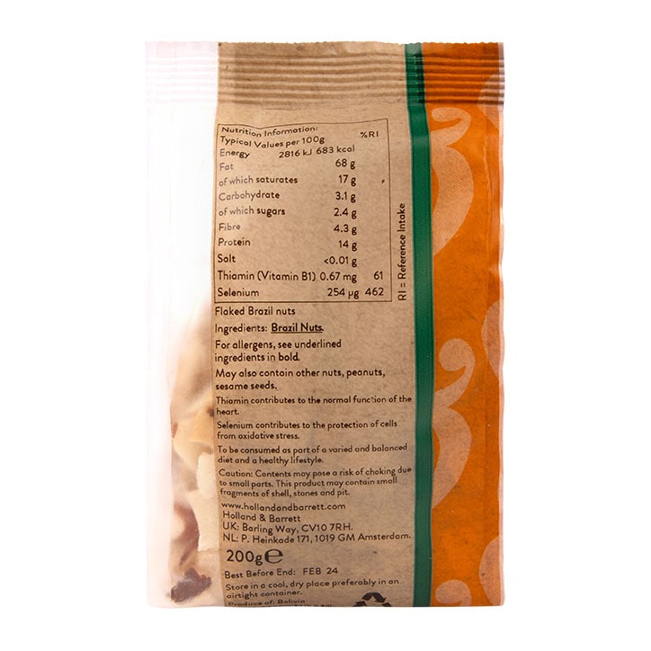 Holland & Barrett Flaked Brazil Nuts 200g image 2