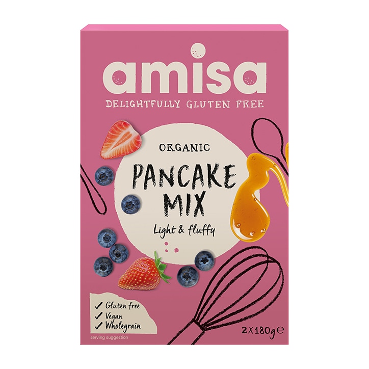 Amisa Organic Gluten Free Pancake Mix 360g