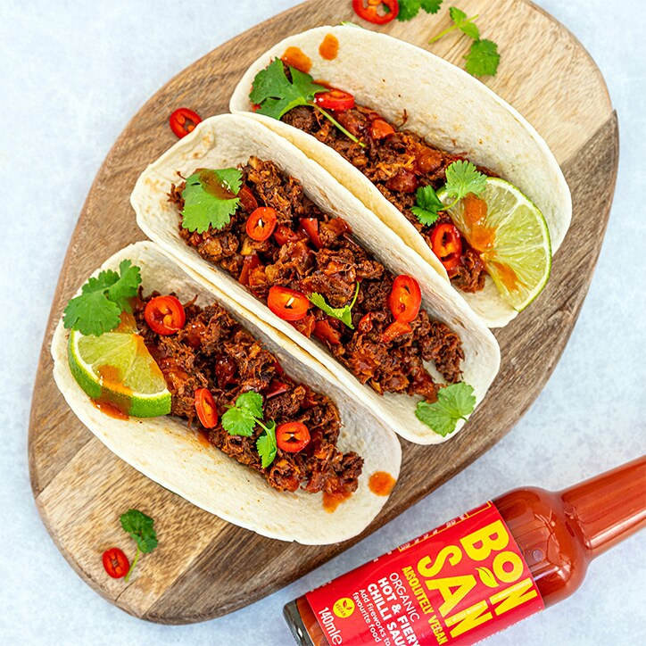 Bonsan Vegan Hot & Fiery Chilli Sauce Organic 140ml image 5