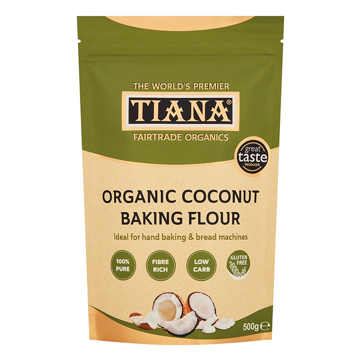 TIANA Fairtrade Organics Coconut Baking Flour 500g-1