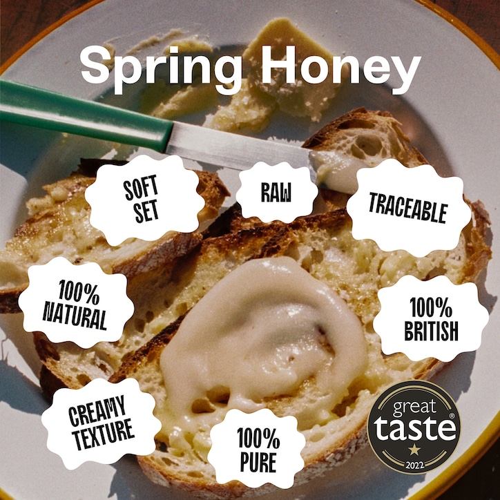 Black Bee British Spring Honey 227g image 2
