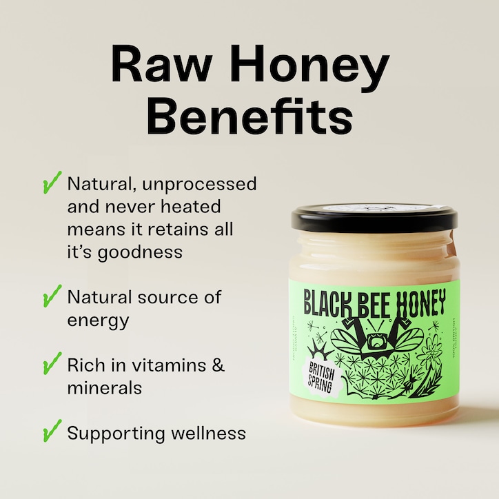 Black Bee British Spring Honey 227g image 3