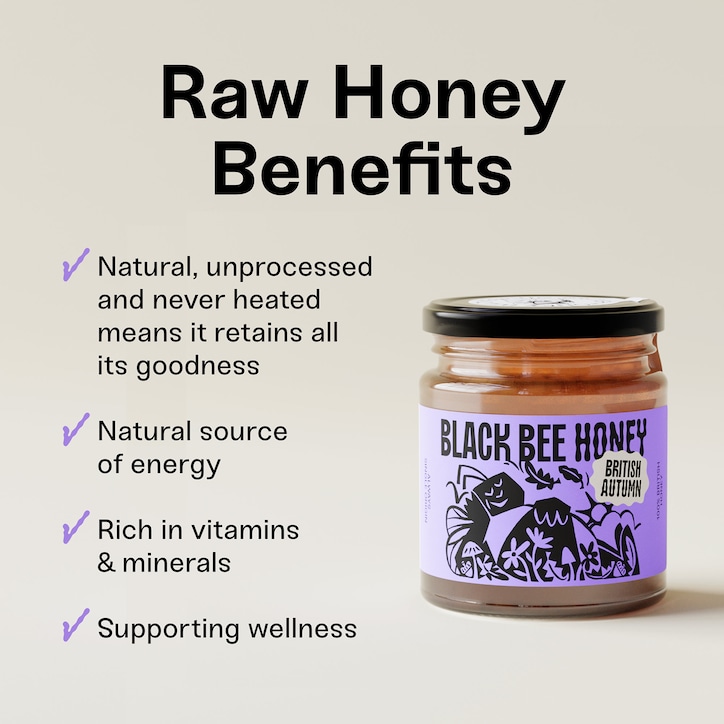 Black Bee British Autumn Honey 227g image 3