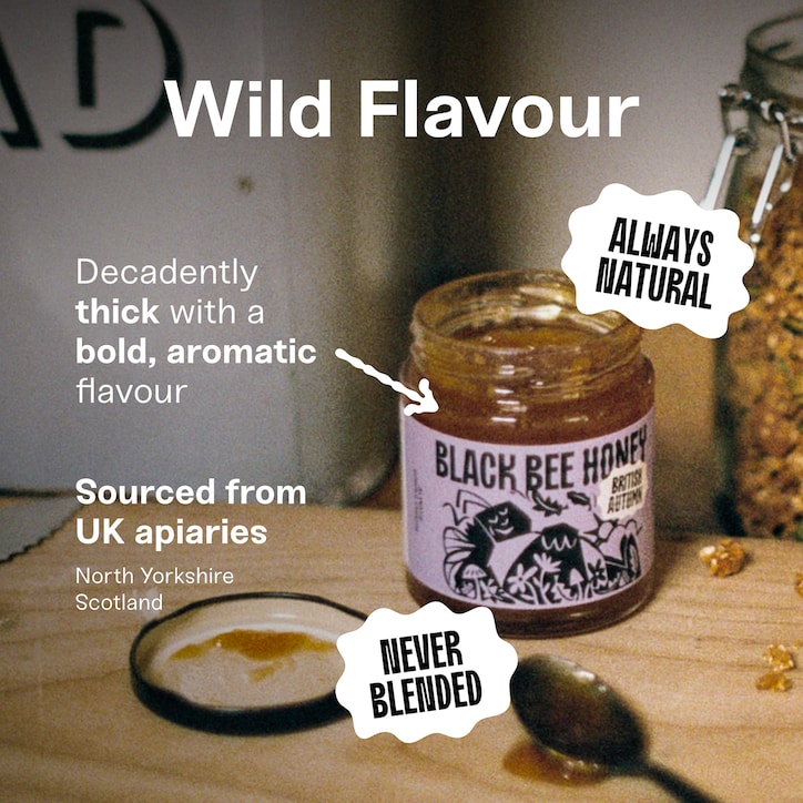 Black Bee British Autumn Honey 227g image 4