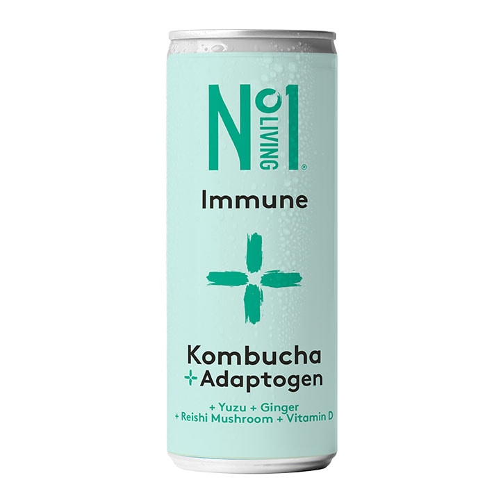 No1 Living Plus Immune Yuzu & Ginger Kombucha 250ml-1