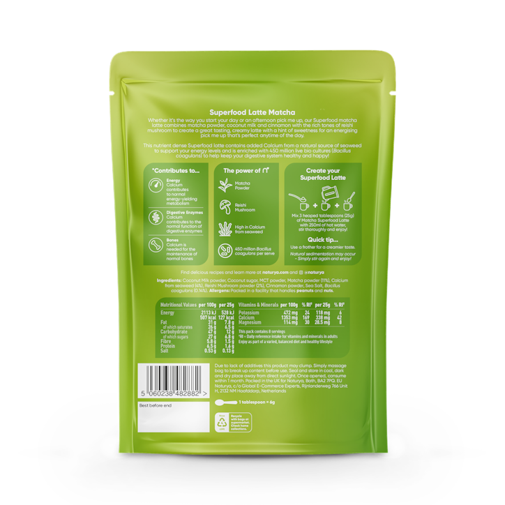 Naturya Matcha Superfood Latte 200g image 2