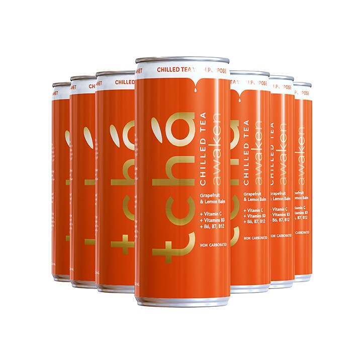 Tcha Awaken Grapefruit & Lemon Balm Chilled Tea 250ml image 2
