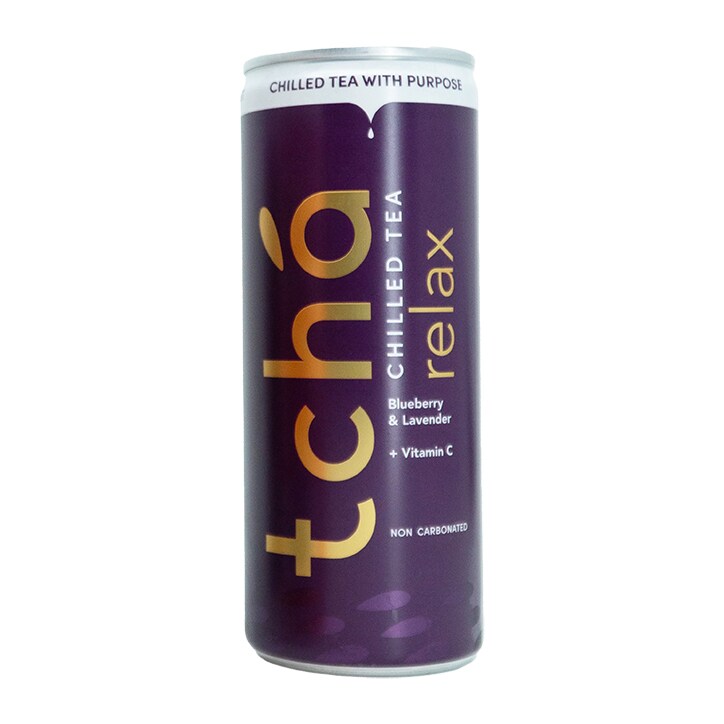 Tcha Relax Blueberry & Lavender Chilled Tea 250ml