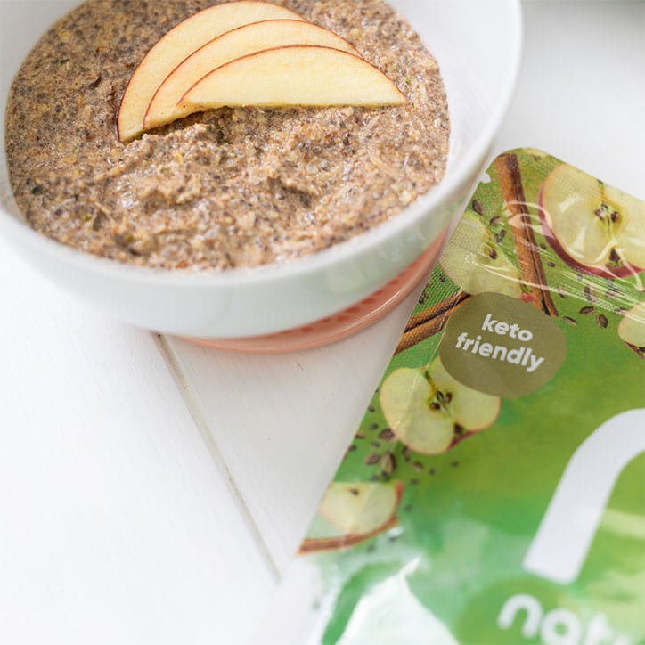 Naturya Keto Porridge Apple & Cinnamon 300g-3