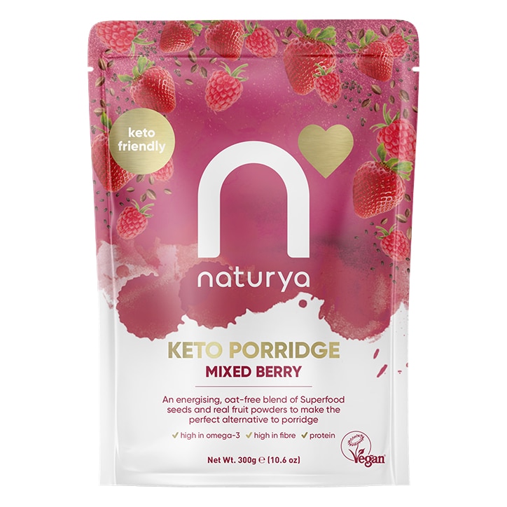 Naturya Keto Porridge Mixed Berry 300g-1