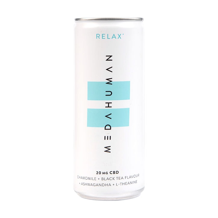 Medahuman Chamomile & Black Tea CBD Relax Drink 250ml image 1