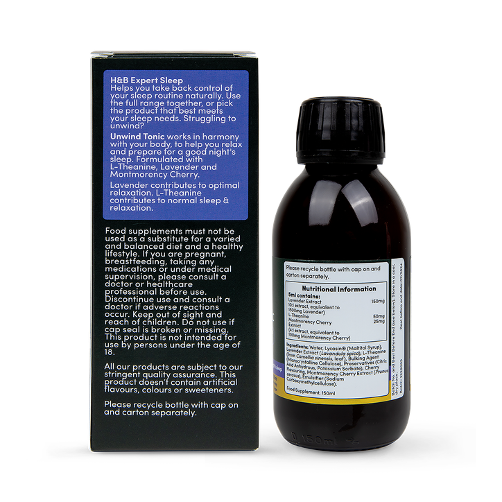 H&B Expert Sleep Unwind Tonic 150ml image 2