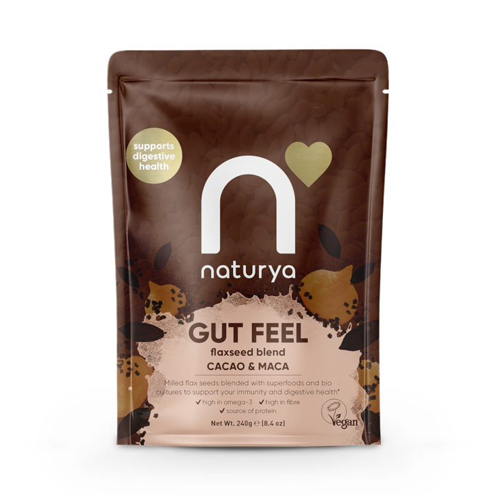 Naturya Gut Feel Flaxseed Blend Cacao & Maca 240g image 1