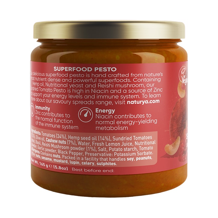 Naturya Hempesto Sundried Tomato 165g image 2
