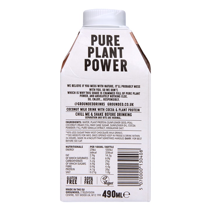 Grounded Protein Chocolate M*lkshake 490ml image 2