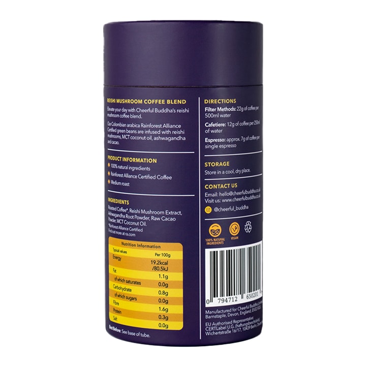 Cheerful Buddha Reishi Mushroom Coffee Blend 150g image 2
