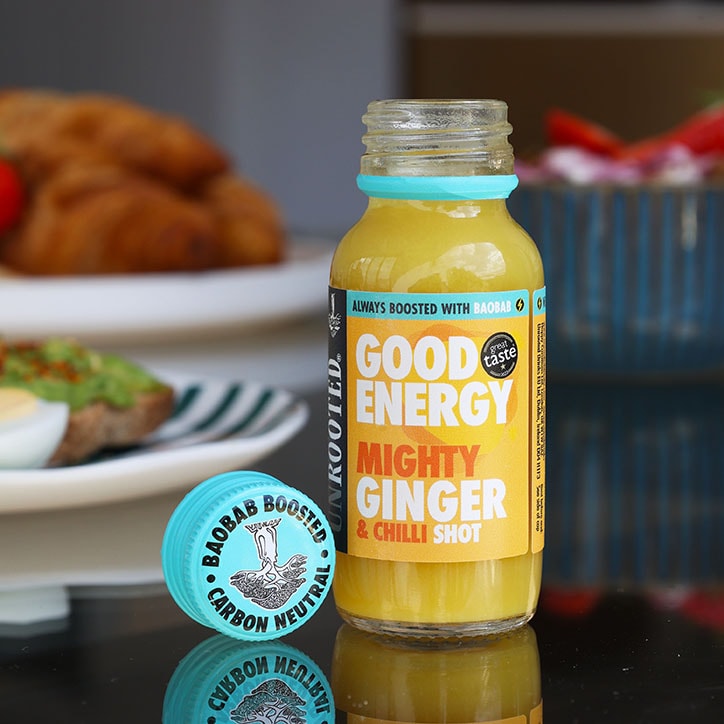 Unrooted Good Energy – Mighty Ginger and Chilli Shot 12x 60ml image 3