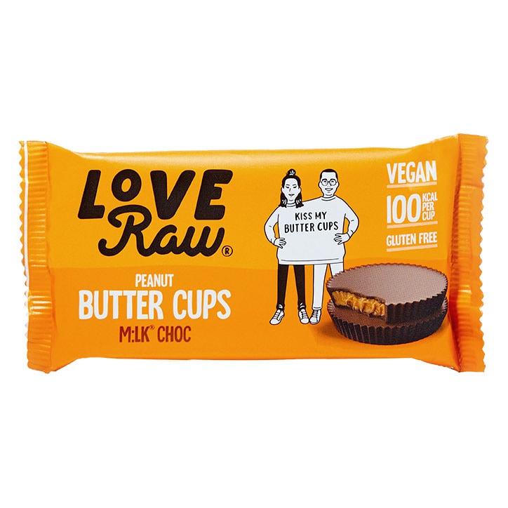 Love Raw Vegan M:lk Choc Peanut Butter Cup 34g image 1