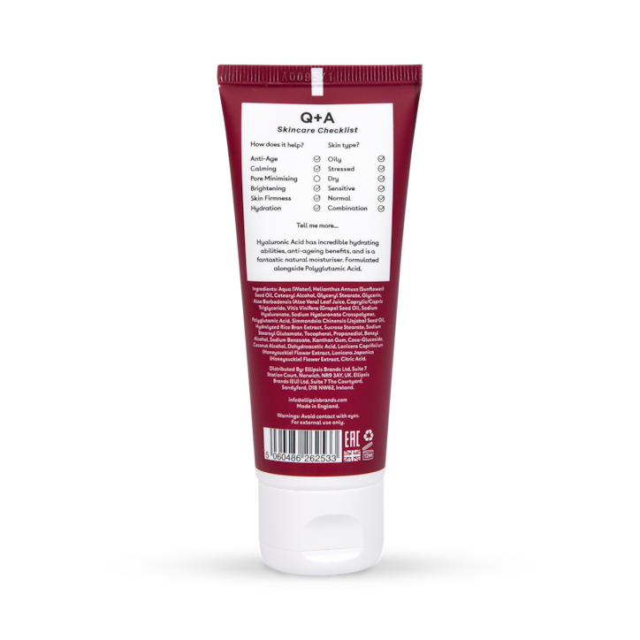 Q+A Hyaluronic Acid Daily Moisturiser 75ml image 2