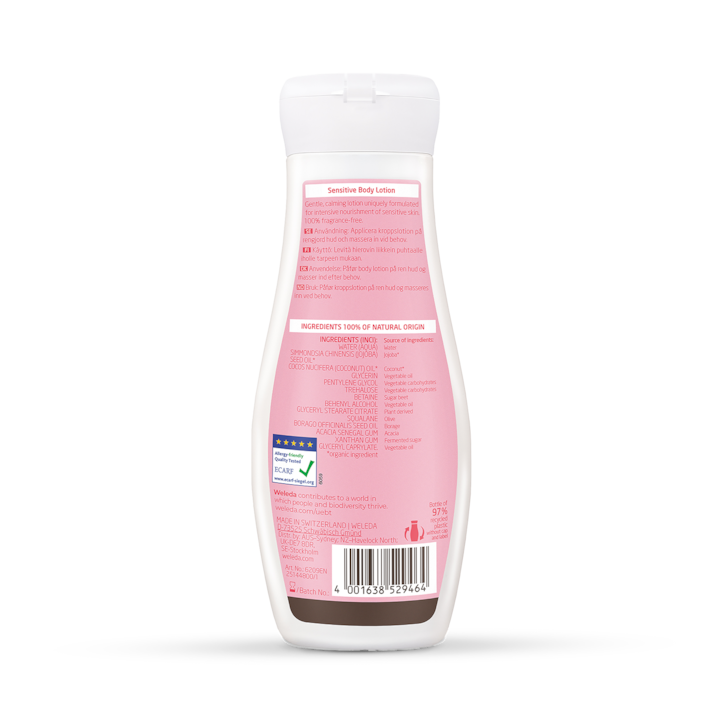Weleda Sensitive Body Lotion 200ml image 2