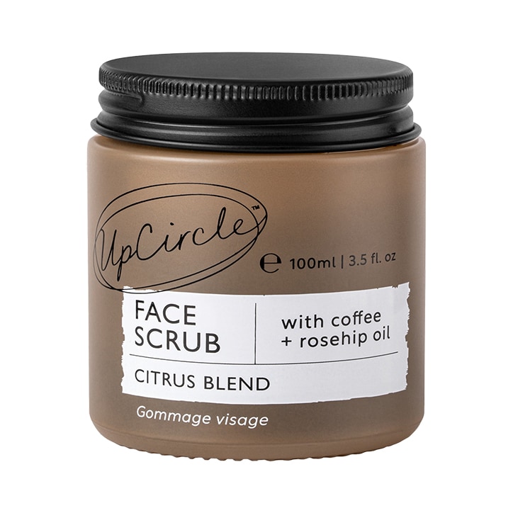 UpCircle Face Scrub Citrus with Coffee + Rosehip Oil 100ml-1