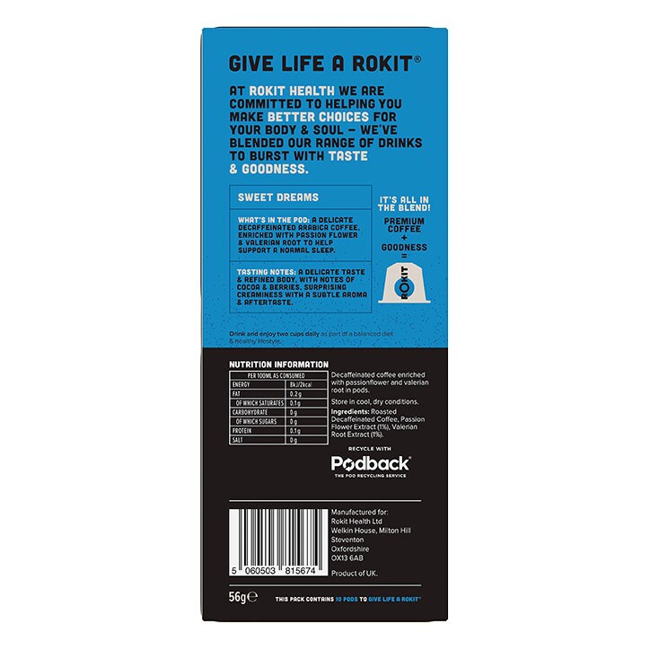 Rokit Coffee Sleep Well 10 Pods image 3