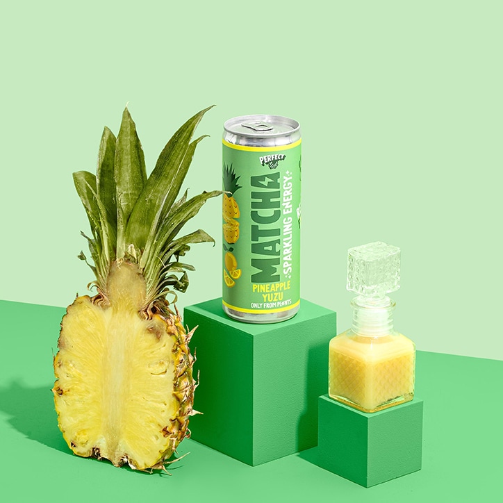 PerfectTed Matcha Pineapple Yuzu Energy Drink 250ml-2