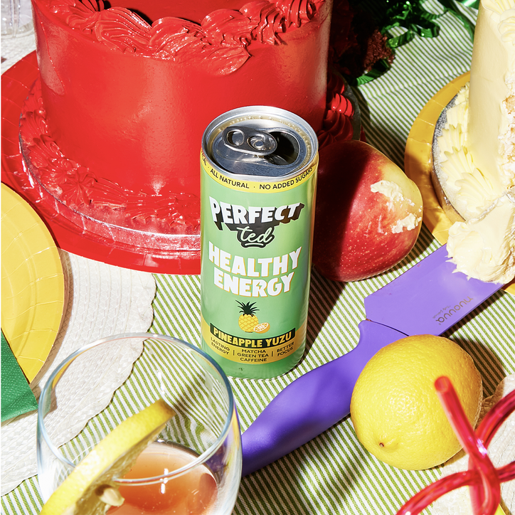 PerfectTed Matcha Pineapple Yuzu Energy Drink 250ml image 5