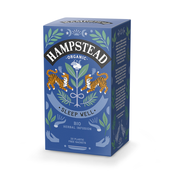 Hampstead Organic Sleep Well Bio Herbal Infusion 20 Sachets image 1