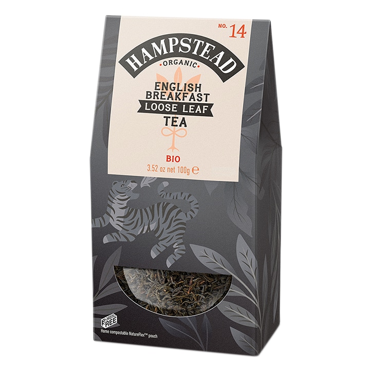 Hampstead Organic English Breakfast Loose Leaf Tea 100g image 1