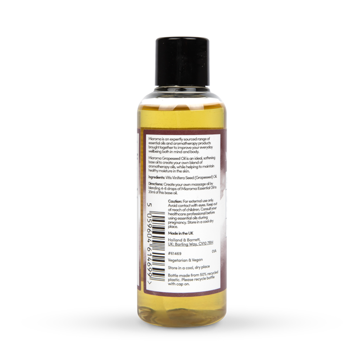 Miaroma Grapeseed Base Oil 100ml image 2