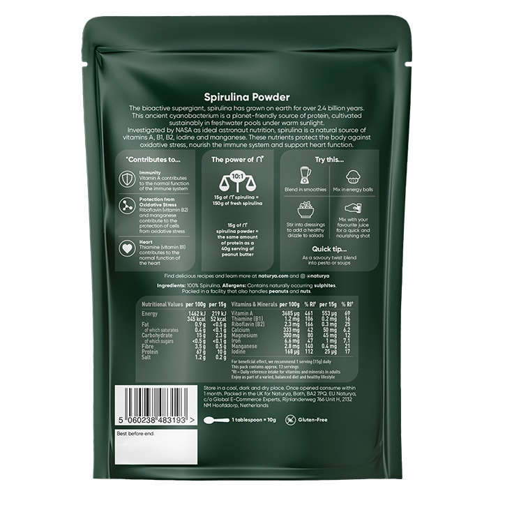 Naturya Spirulina Powder 200g image 2