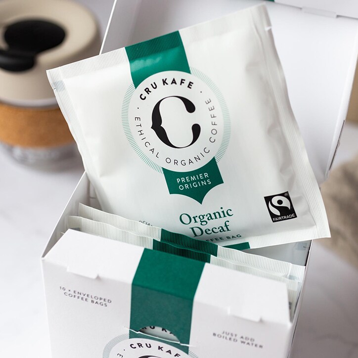 CRU Kafe Decaf Coffee 10 Bags image 2