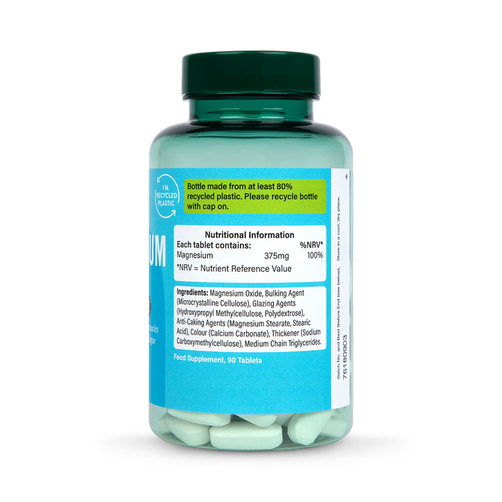 Holland & Barrett Magnesium 375mg 90 Tablets image 2